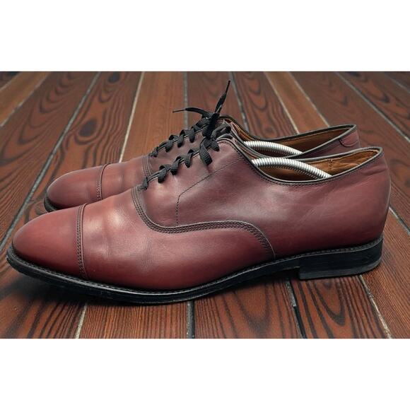 Allen Edmonds 5875 Park Avenue? Cap Toe Oxford Shoes Brown Leather Mens Size 12